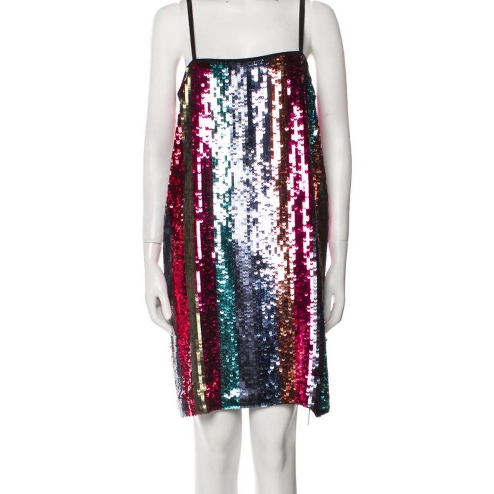Tanya Taylor Erykah sequin stripe dress NWT